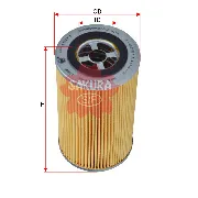 Sakura Filter O-1503 lõi lọc nhớt động cơ