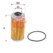 Sakura Filter H-2719 lọc thủy lực động cơ