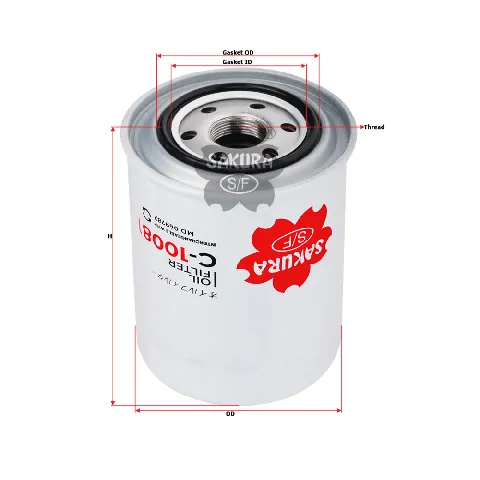 Sakura Filter C-10081 lọc nhớt