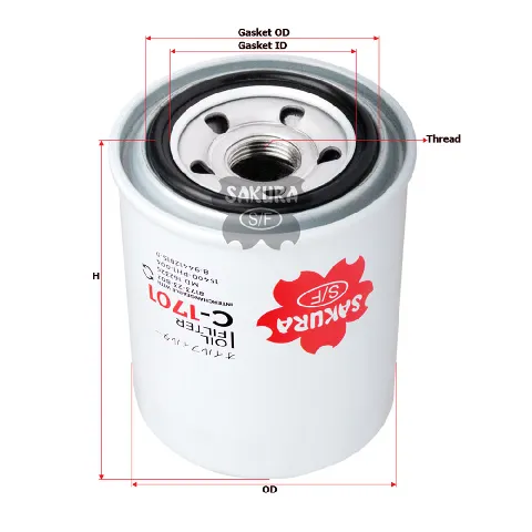 Sakura Filter C-1701 lọc nhớt