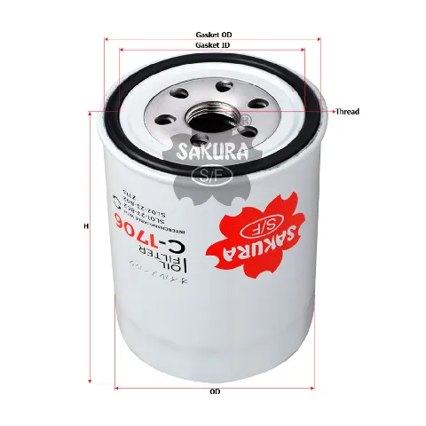 Sakura Filter C-1706 lọc nhớt