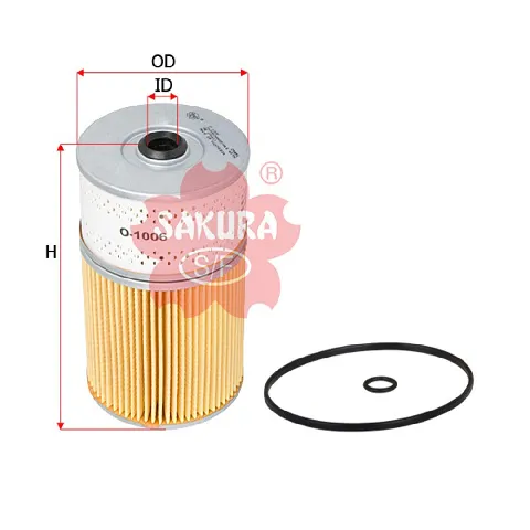 Sakura Filter O-1006 lõi lọc nhớt động cơ